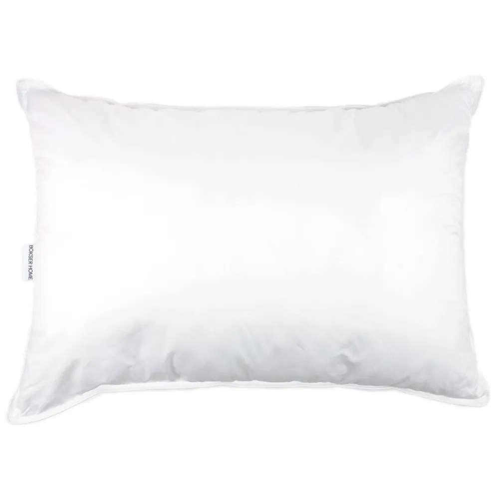 Bokser Home Soft 700 Fill Power Luxury White Duck Down Bed Pillow
