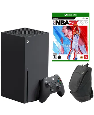 Xbox Series X Console with Nba 2K22 Game and Carry Bag