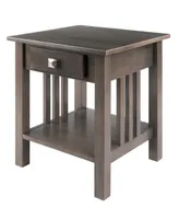 Winsome Stafford 22.05" Wood Accent Table