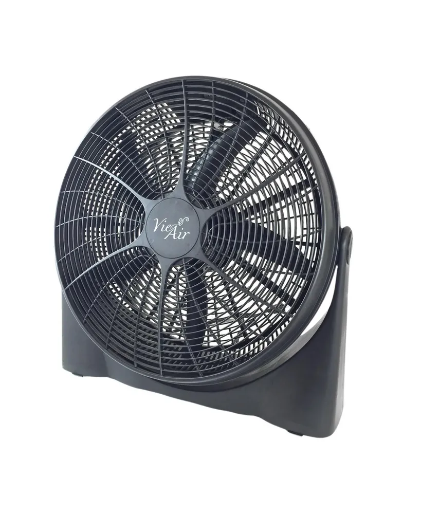 Vie Air 20 Inch High-Velocity Tilting Lightweight Turbo Floor Fan