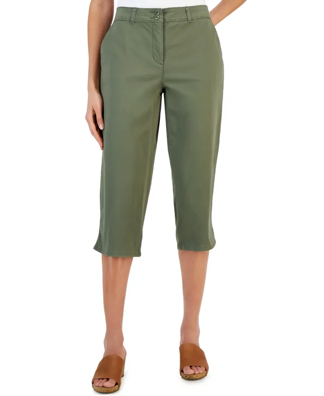 Karen Scott Women's Comfort Waist Capri Pants, Created for Macy's