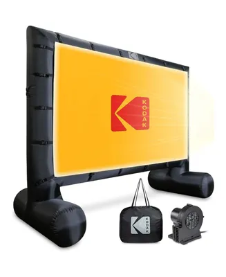 Kodak Inflatable Projector Screen, 17ft Blow Up Outdoor Movie Screen