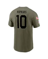 Men's Nike DeAndre Hopkins Olive Arizona Cardinals 2022 Salute To Service Name and Number T-shirt