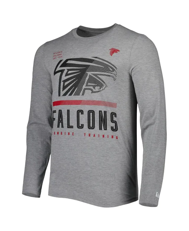 New Era Heathered Gray Washington Commanders Combine Authentic Red Zone Long Sleeve T-Shirt Heather Gray