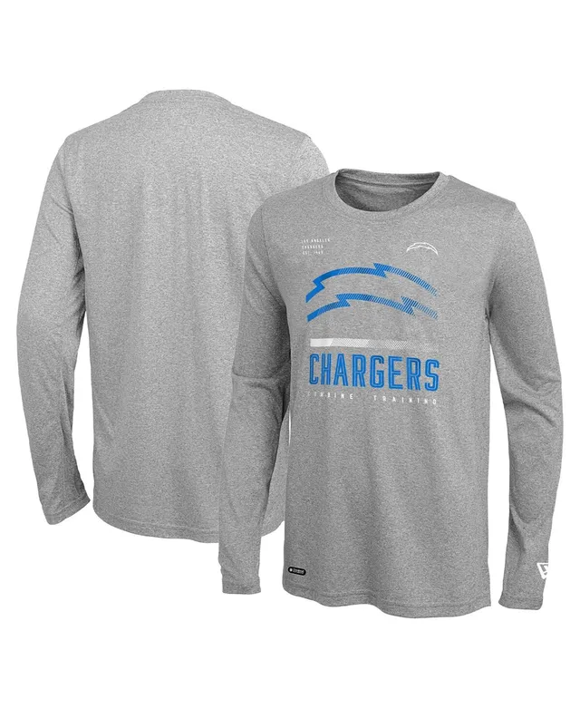 Men's New Era Heathered Gray Los Angeles Rams Combine Authentic Red Zone Long  Sleeve T-Shirt