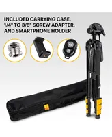 Kodak PhotoGear 2-in-1 Tripod & Monopod w/Remote, Lightweight 70”