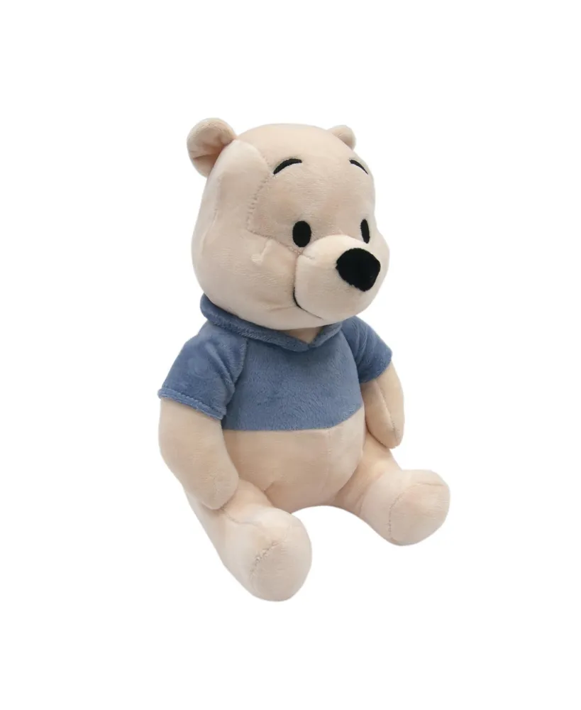 Lambs & Ivy Disney Baby Forever Pooh Beige/Blue Bear Plush – Winnie the Pooh by