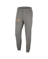 Men's Nike Heather Charcoal Toronto Raptors 2022/23 City Edition Courtside Brushed Fleece Sweatpants