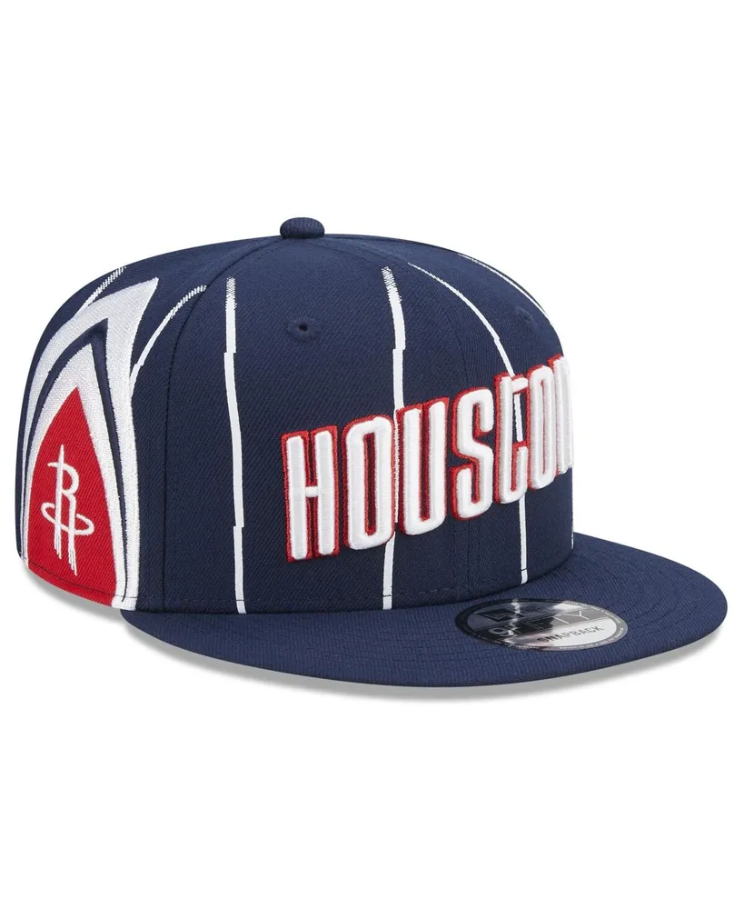 Men's New Era Gray Houston Rockets 2022/23 City Edition Official 9FIFTY Snapback Adjustable Hat