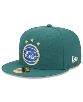 Men's New Era Green Detroit Pistons 2022/23 City Edition Alternate Logo 59FIFTY Fitted Hat
