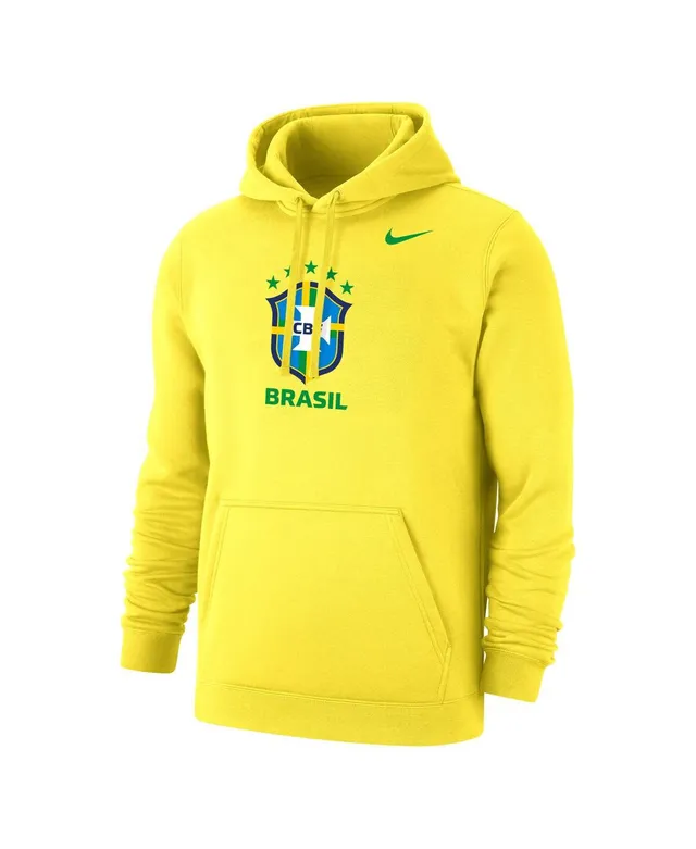 Nike Men's Nike Yellow Brazil National Team Club Primary Pullover