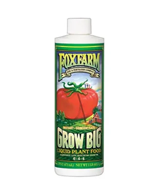 FoxFarm Grow Big Liquid Plant Food 6-4-4, Concentrate - 1 pint
