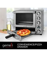 Gemelli Home Oven, Professional Grade Convection Oven with Built-In Rotisserie