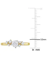 Diamond Engagement Ring (1/2 ct. t.w.) 14k Gold