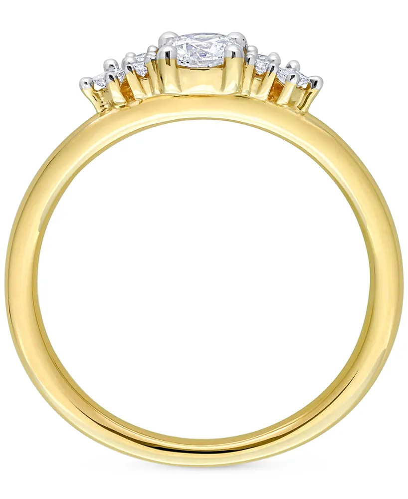 Diamond Engagement Ring (3/8 ct. t.w.) 14k Gold