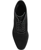 Journee Signature Women's Edda Snake Print Block Heel Lace Up Booties