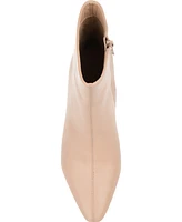 Journee Signature Women's Hydra Angular Stacked Heel Booties