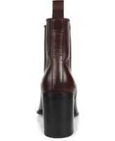 Journee Signature Women's Rowann Block Heel Chelsea Booties