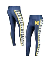 Women's Concepts Sport Navy Michigan Wolverines Dormer Knit Leggings