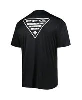 Men's Columbia Black Lafc Terminal Tackle Omni-Shade T-shirt