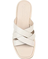 Journee Signature Women's Parkker Woven Sandals