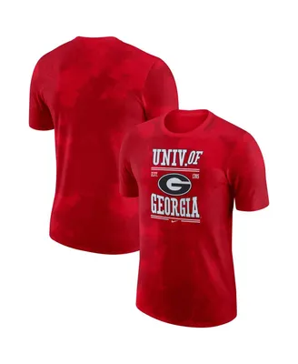 Men's Nike Red Georgia Bulldogs Team Stack T-shirt