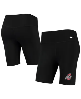 Women's Nike Black Ohio State Buckeyes Biker Performance Shorts