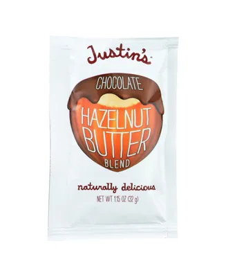 Justin's Nut Butter Squeeze Pack - Hazelnut Butter - Chocolate - Case of 10