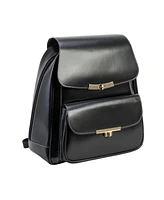 McKlein Kendall Leather Business Laptop Tablet Backpack