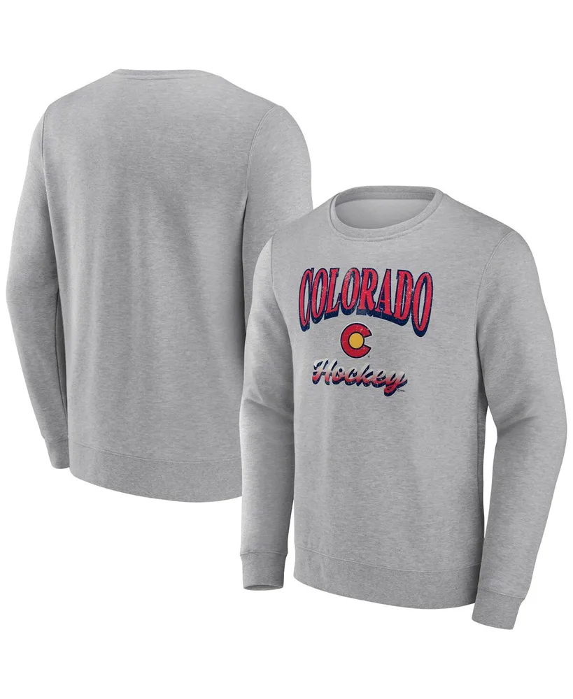 Fanatics Men's Fanatics Heather Gray Colorado Avalanche Special Edition 2.0  Pullover Sweatshirt