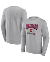 Men's Fanatics Heather Gray Colorado Avalanche Special Edition 2.0 Pullover Sweatshirt