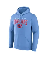 Men's Fanatics Blue Montreal Canadiens Special Edition 2.0 Wordmark Pullover Hoodie