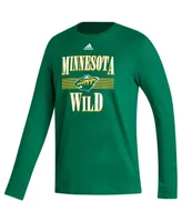 Men's adidas Kelly Green Minnesota Wild Reverse Retro 2.0 Fresh Playmaker Long Sleeve T-shirt