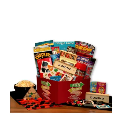 Gbds More Fun & Games Gift Box - activity gift basket - family gift basket