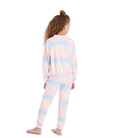 Toddler|Child Girls 2-Piece Pajama Set Kids Sleepwear, Long Sleeve Top and Pants Pj