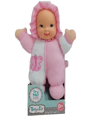 Baby's First by Nemcor Soft Snuggle Butterfly Toy Doll