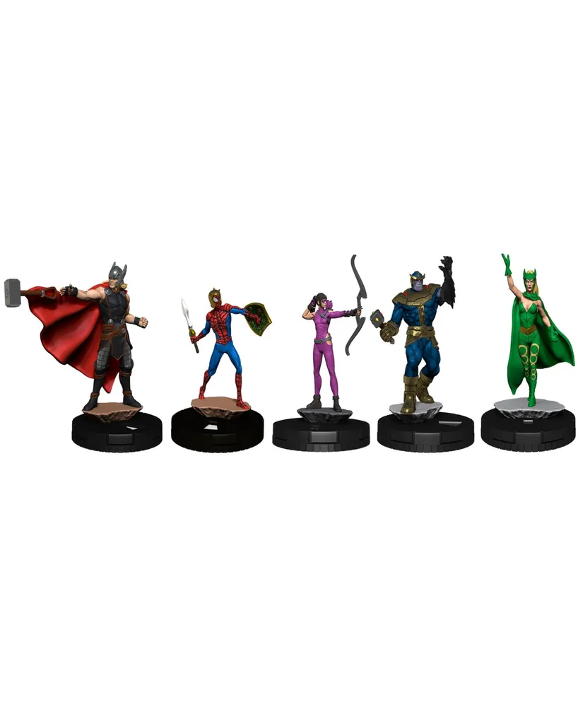 WizKids Games Marvel HeroClix Avengers War of the Realms Booster 5 Figures Randomly Assorted Prepainted Role Playing Game