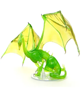 WizKids Games Dungeons Dragons Icons of the Realms Adult Emerald Dragon Premium Figure
