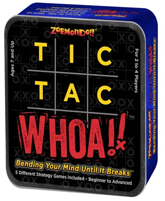 Zobmondo Tic Tac Whoa the 5-in-1 Tic Tac Toe Card Game
