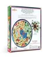 Eeboo Piece and Love Biodiversity 500 Piece Adult Round Jigsaw Puzzle Set