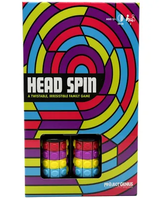 Project Genius Head Spin Family Two-Player Fidget-Spinner Game