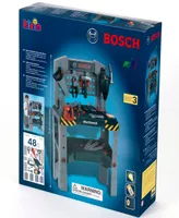 Bosch Adjustable Height Pretend Play Workbench Tool Play Set, 48 Piece