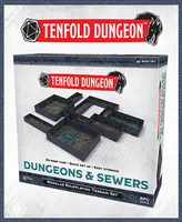 Gale Force Nine Tenfold Dungeon Dungeons Sewers Modular Roleplaying Terrain 5E Role Playing Game Adventure 5 Piece Set