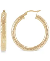 Giani Bernini Textured Tube Hoop Earring Collection Created For Macys