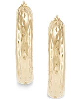 Giani Bernini Textured Tube Small Hoop Earrings, 20mm, Created for Macy's