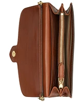 Lauren Ralph Leather Medium Adair Wallet Crossbody