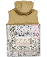 Reason Men's Paisley Puffer Vest