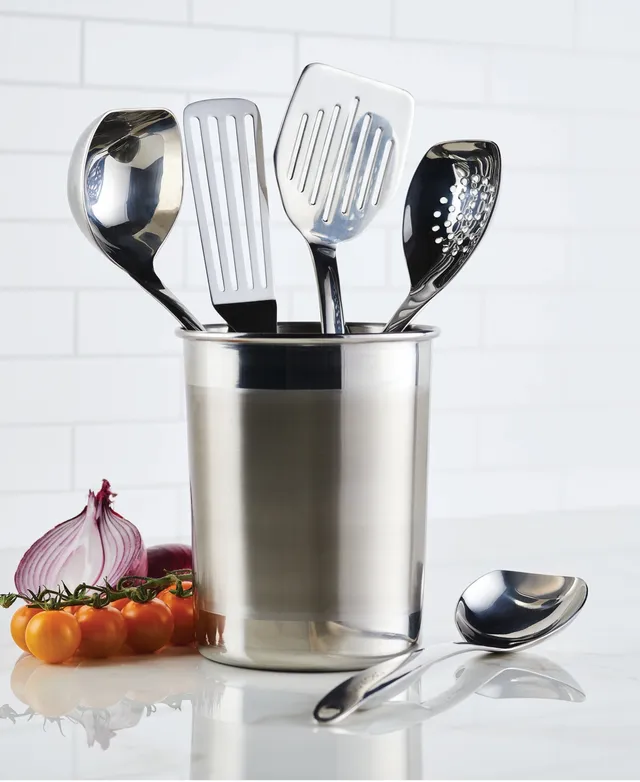 All-Clad Stainless Steel 6 Piece Kitchen Utensil Crock Set - Macy's