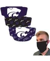 Men's and Women's Wincraft Kansas State Wildcats Face Covering 3-Pack