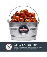 Behrens Hot-Dipped Galvanized Steel Utility Pail 4.25 gal - Silver